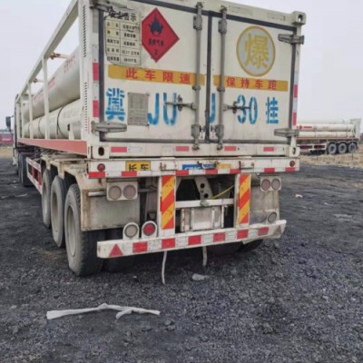 出售2台6管cng压缩天然气运输车 cng运输车尾