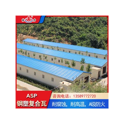 山东新泰复合防腐板 asa耐腐板 梯形瓦钢塑瓦瓦型多样