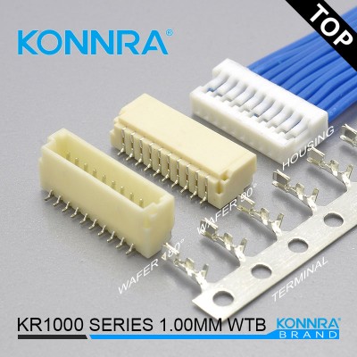 SH1.0 单排SMT车大灯JST SHR-03V-S接插件