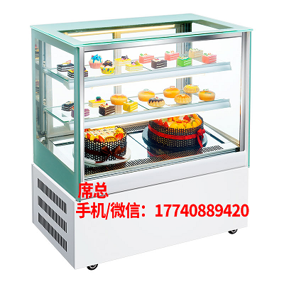 蛋糕展示柜直角定做前后开门